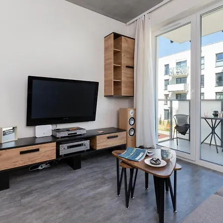 Nadmorskie Tarasy With Balcony & Parking By Renters 公寓 格丁尼亚