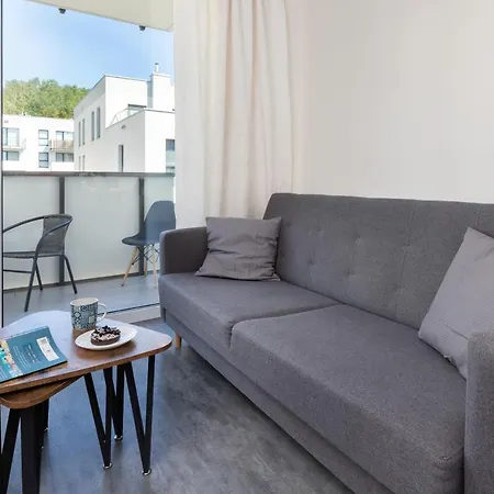 公寓 Nadmorskie Tarasy With Balcony & Parking By Renters *
