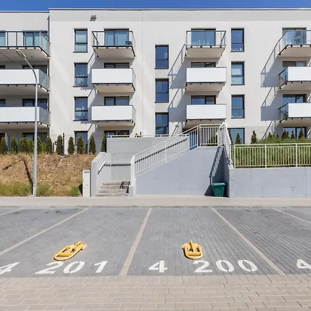 公寓 Nadmorskie Tarasy With Balcony & Parking By Renters *